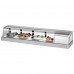 Turbo Air SAK-60R-N 60 Stainless Steel Refrigerated Sushi Display Case - Right Side Compressor - 1.7 Cu. Ft.