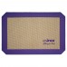 Winco SBS-11PP Quarter Size Allergen-Free Purple Silicone Baking Mat, 8-1/4 x 11-3/4