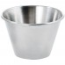 Winco SCP-40 4 oz. Stainless Steel Round Sauce Cup / Ramekin