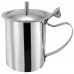 Winco SCT-10 10 oz. Stainless Steel Cream Server with Knob