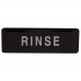 Winco SGN-327 Rinse Information Sign,3 x 9