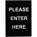 Winco SGN-801 Please Enter Here Stanchion Sign