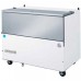 Beverage-Air SM49HC-W-02 49 White Single Access Cold Wall Milk Cooler with Stainless Steel Interior