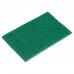 Winco SP-96N Green Scouring Pad, 6 x 9-3/8