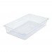 Winco SP7104 Full Size Clear Polycarbonate Food Pan, 3 1/2 Deep