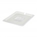 Winco SP7200C 1/2 Size Clear Polycarbonate Slotted Food Pan Cover