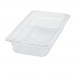 Winco SP7302 1/3 Size Clear Polycarbonate Food Pan, 2 1/2 Deep