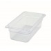 Winco SP7304 1/3 Size Clear Polycarbonate Food Pan, 3 1/2 Deep