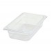 Winco SP7402 1/4 Size Clear Polycarbonate Food Pan, 2 1/2 Deep