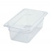 Winco SP7404 1/4 Size Clear Polycarbonate Food Pan, 3 1/2 Deep