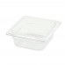 Winco SP7602 1/6 Size Clear Polycarbonate Food Pan, 2 1/2 Deep