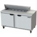 Beverage-Air SPE60HC-12 Elite Series 60 2 Door Refrigerated Sandwich Prep Table