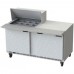 Beverage-Air SPE60HC-12M 60 2 Door Mega Top Refrigerated Sandwich Prep Table