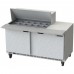 Beverage-Air SPE60HC-18M 60 2 Door Mega Top Refrigerated Sandwich Prep Table