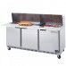 Beverage Air SPE72HC-18 72 Refrigerated Sandwich Prep Table