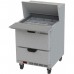 Beverage-Air SPED27HC-12M Elite Series 27 2 Drawer Mega Top Refrigerated Sandwich Prep Table