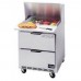 Beverage Air SPED27HC-C 27 Sandwich/Salad Prep Table w/ Refrigerated Base