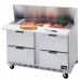 Beverage Air SPED48HC-12-4 48 Refrigerated Sandwich Prep Table