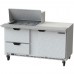 Beverage-Air SPED60HC-12M-2 60 1 Door 2 Drawer Mega Top Refrigerated Sandwich Prep Table