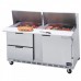 Beverage Air SPED60HC-24M-2 60 Refrigerated Sandwich Prep Table