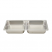 Winco SPFD2 Divided Food Pan - Full-Size 2-1/2 Deep Stainless Steel