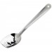 Winco SPS-P10 10 Satin Finish Stainless Steel Slanted Perforated Plating Spoon