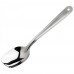 Winco SPS-S10 10 Satin Finish Stainless Steel Slanted Plating Spoon