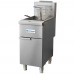 Standard Range SR-F3-LP Liquid Propane 40 lb. Stainless Steel Floor Fryer - 90,000 BTU