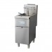 Standard Range SR-F4-LP 50 lb. Liquid Propane Stainless Steel Floor Fryer - 120,000 BTU