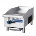 Standard Range SR-G12-M 12 Commercial Countertop 1 Burner Gas Griddle with Manual Controls - 30,000 BTU