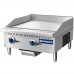 Standard Range SR-G24-M 24 Commercial Countertop 2 Burner Gas Griddle with Manual Control - 60,000 BTU