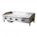 Standard Range SR-G48-M 48 Commercial Countertop 4 Burner Gas Griddle with Manual Control - 120,000 BTU