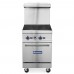 Standard Range SR-R24-24CB-LP 24 Liquid Propane Commercial Range with 24 Char-broiler Top, 1 Oven - 103,000 BTU