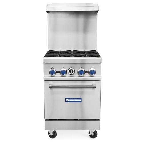 Standard Range SR-R24-24MG-NG 24 Commercial Gas Range with 24 Griddl