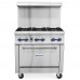 Standard Range SR-R36-LP 36 Liquid Propane Commercial Range with 6 Burners, 1 Oven - 213,000 BTU