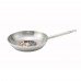 Winco SSFP-14 14-1/4 Stainless Steel Induction Ready Fry Pan with Helper Handle