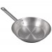 Winco SSFP-9 9-1/2 Stainless Steel Induction Ready Fry Pan