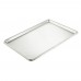 Winco SXP-1622 2/3 Size Stainless Steel Sheet Pan, Open Bead, 16 x 22