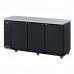 Turbo Air TBB-24-72SBD-N6 Super Deluxe Series 73 Three-Section Solid Door Narrow Back Bar Cooler