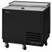 Turbo Air TBC-36SB-GF-N Super Deluxe Series 36 Black Glass / Mug Froster - 10 Cu.Ft.