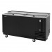 Turbo Air TBC-65SB-N6 64 Super Deluxe Series Two Section Underbar Bottle Cooler, Black - 19 Cu. Ft.