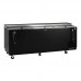 Turbo Air TBC-95SB-N 95 Super Deluxe Series Three Section Underbar Bottle Cooler, Black - 30 Cu. Ft.