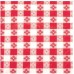Winco TBCO-70R Red Oblong Table Cloth, 52 x 70