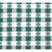 Winco TBCS-52G Square Green Check Tablecloth, 52