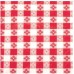 Winco TBCS-52R Red Square Table Cloth, 52 x 52