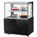 Turbo Air TBP36-46FN-B 35 Black Refrigerated Bakery Display Case with Lift-Up Front Glass - 9 Cu. Ft.