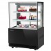 Turbo Air TBP36-54FN-B 35 Black Refrigerated Bakery Display Case with Lift-Up Front Glass - 13 Cu. Ft.