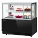 Turbo Air TBP48-46FN-B 47 Black Refrigerated Bakery Display Case with Lift-Up Front Glass - 12 Cu. Ft.