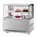 Turbo Air TBP48-46FN-S 47 Stainless Steel Refrigerated Bakery Display Case with Lift-Up Front Glass - 12 Cu. Ft.