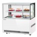 Turbo Air TBP48-46FN-W 47 White Refrigerated Bakery Display Case with Lift-Up Front Glass - 12 Cu. Ft.